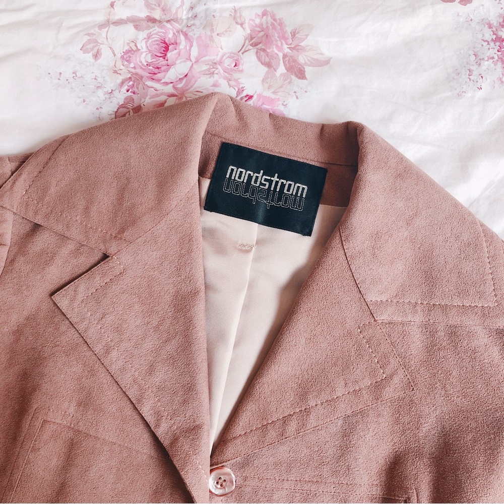 Vintage 70s Rose Suede Trench Coat— Luigi’s Fashions Italia for Nordstrom 🩰🪞🎀